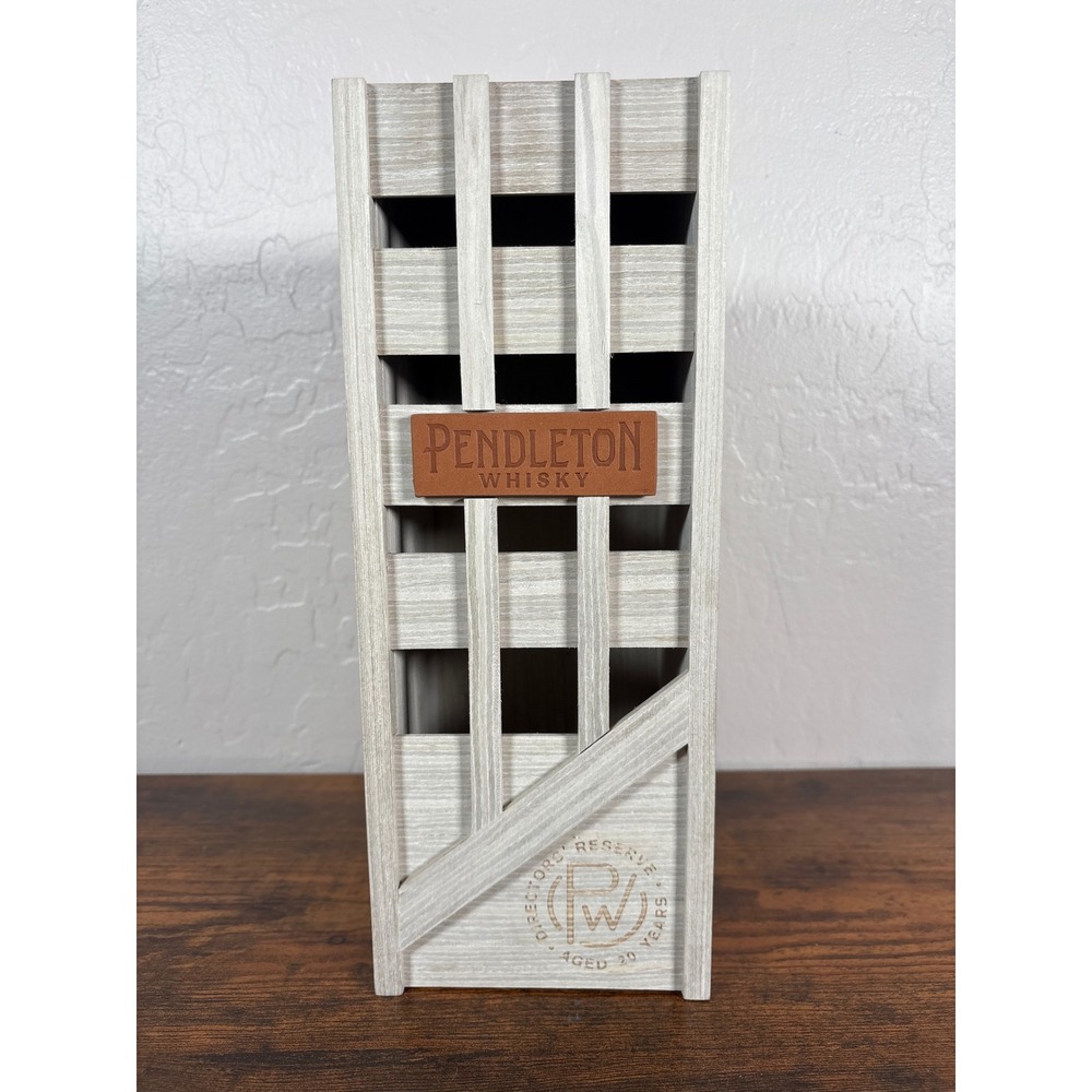 Pendleton Whisky Directors Reserve 20 Year Aged LTD 2023 Wood Display Box Crate